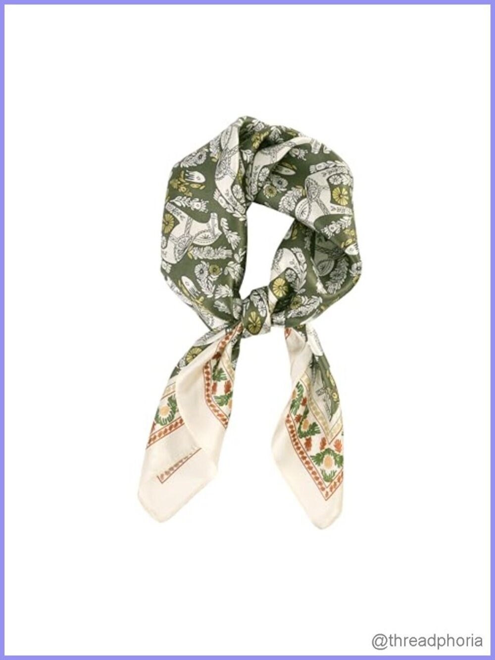 100% Mulberry Silk Square Scarf 26x26 Bandana Hair Accessory